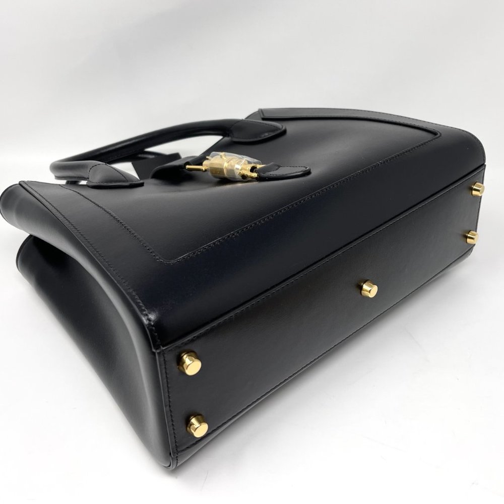 Gucci Black Leather Jackie 1961 Tote - Picture 6 of 8
